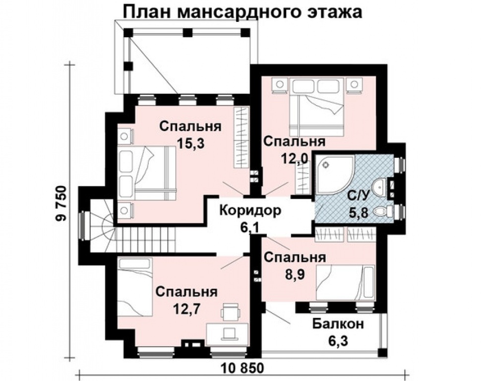 Проект дома Проект дома AS-2231 - Фото 6