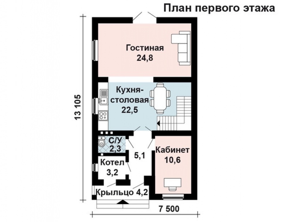 Проект дома Проект дома AS-247 - Фото 5