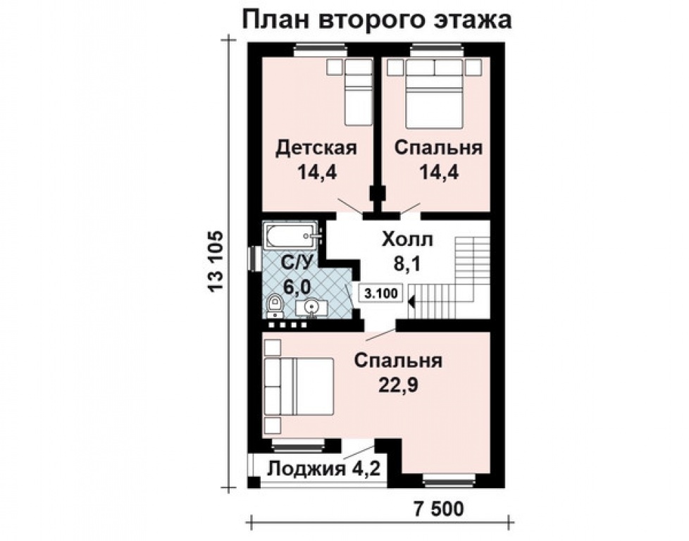 Проект дома Проект дома AS-247 - Фото 6