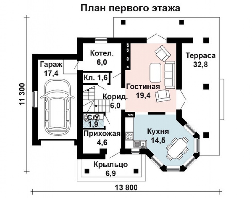 Проект дома Проект дома AS-737 - Фото 5